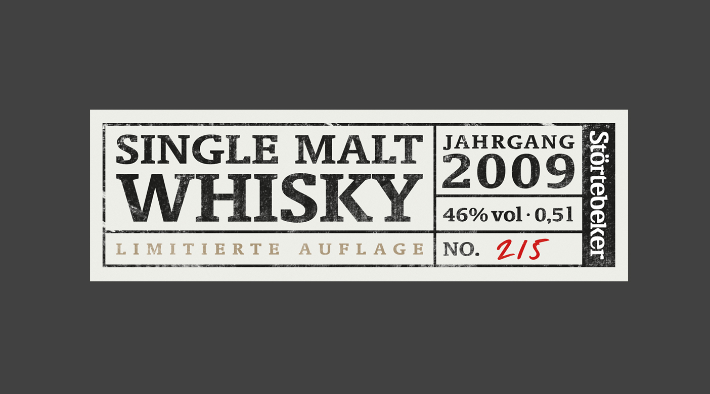 Stoertebeker Whisky Etikett